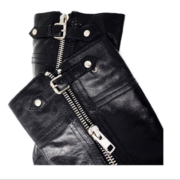 SOLD FRANCO SARTO Panko Leather Knee-High Boots - Picture 6 of 13